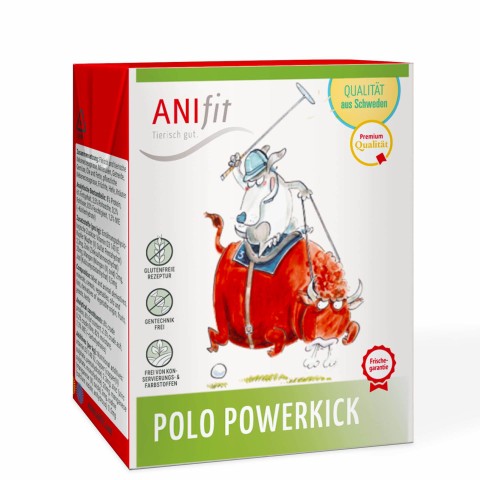 Hund Hundefutter Nassfutter Polo Powerkick 370g 6 Stück -1- Anifit