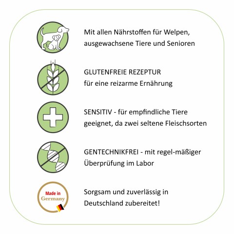 Dog Wet pet food RyDog Goat&Horse (Ziege&Pferd) 800g 6 Piece -5- Anifit